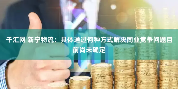 千汇网 新宁物流：具体通过何种方式解决同业竞争问题目前尚未确定