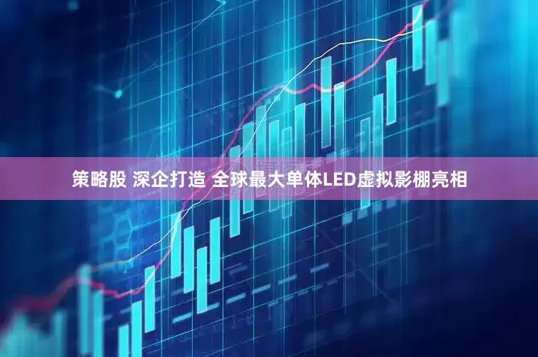 策略股 深企打造 全球最大单体LED虚拟影棚亮相