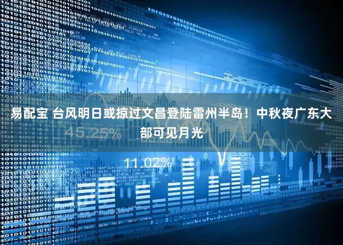 易配宝 台风明日或掠过文昌登陆雷州半岛！中秋夜广东大部可见月光